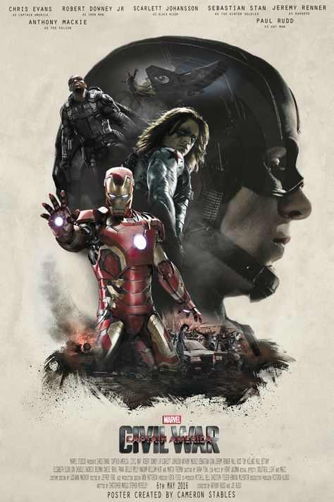 Movie: Civil War, Marvel Marvel Movie Posters Art, Superhero Movie Poster, Double Exposure Movie Poster, Photoshop Movie Poster Ideas, Hero Movie Poster, Movie Poster Ideas, Double Exposure Poster, Movie Illustration, Poster Marvel