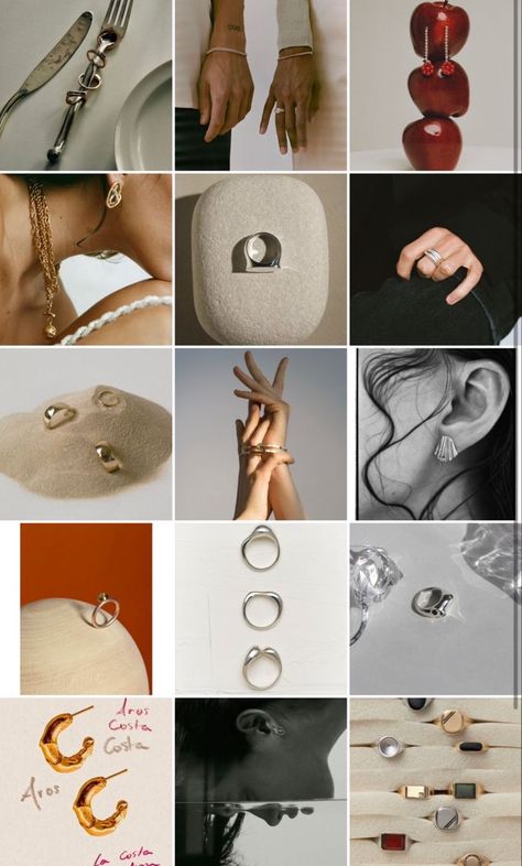 Jewelry Creative Photography, Jewelry Brand Instagram, Jewelry Photography Styling Instagram, Ring Photoshoot Ideas, Jewelry Instagram Feed Ideas, Instagram Manager, Beige Instagram, Jewelry Mood Board, Jewellery Photography Inspiration