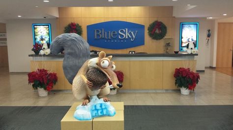 Blue Sky Studios, 20th Century Fox, Lobby, Ball Exercises, Blue Sky, 20th Century, Fox, Blue