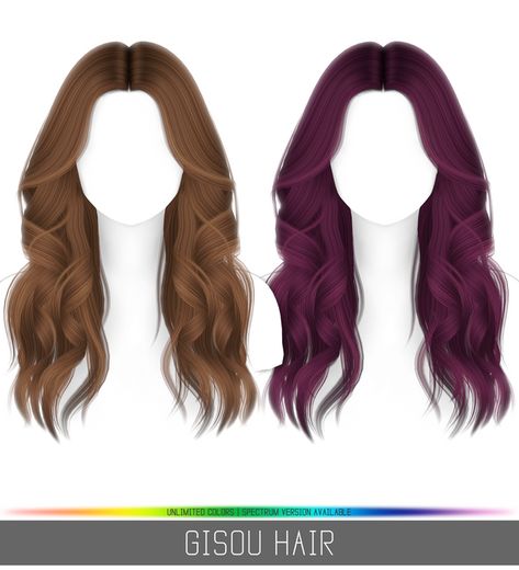 GISOU HAIR | Simpliciaty on Patreon Sims4 Cc Hair Patreon, Sim4 Mods, Gisou Hair, Alpha Cc, Sims 4 Tsr, Die Sims 4, Sims 4 Black Hair, Cc Sims4, Mod Hair