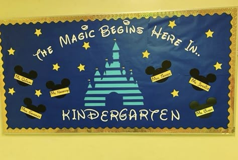 Disney Themes For School, Disneyland Bulletin Board, Disney Themed Classrooms, Disney School Theme Ideas, Disney Hallway Decorations School, Disney Themed Door Decorations, Disney Theme Day At School, Disney Classroom Door Ideas, Magical Classroom Theme