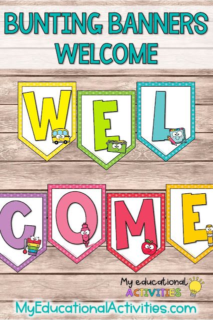 Welcome Banners For Classroom, Welcome Door Design Classroom, Welcome To Preschool Sign, Welcome Back To School Banner Printable, Classroom Banners Printable, Welcome Back To School Printables Free, Welcome Back Banner Printable Free, Welcome Printable Free, Welcome Back To School Bulletin Boards Free Printable