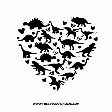 Molde, Cricut Svg Files Free, Dinosaur Svg, Cricut Projects Beginner, Heart Svg, Cricut Free, Cricut Craft Room, Diy Cricut, Dinosaur Kids