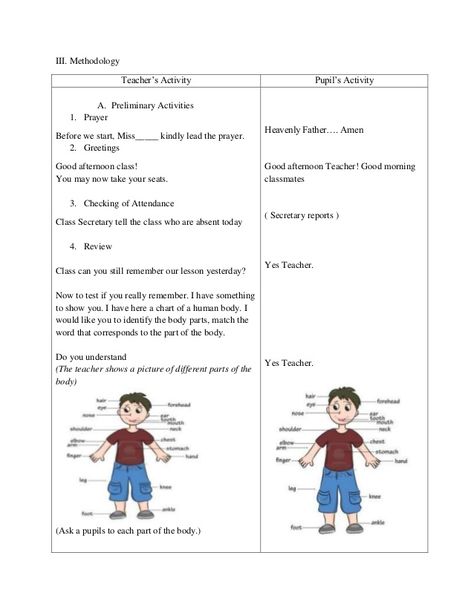 Detailed Lesson Plan in Science and Health Grade 3 Sense Organ Kindergarten Science Lesson Plans, Lesson Plan In Filipino, Kindergarten Science Lessons, Grade 1 Lesson Plan, Science Lesson Plans Elementary, Lesson Plan Pdf, Adjective Worksheet, English Lesson Plans, Teacher Classroom Decorations