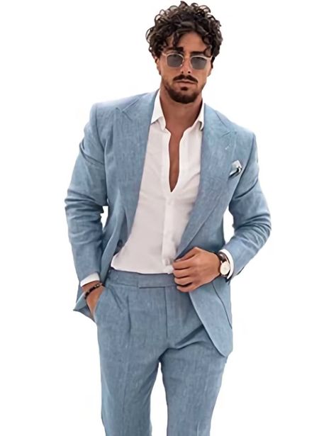 Suits Groomsmen, 3 Piece Suit Men, Blazer Pants Set, Linen Suits For Men, Mens 3 Piece Suits, Groomsmen Tuxedos, Slim Fit Suit Men, Dress Suits For Men, Linen Suits