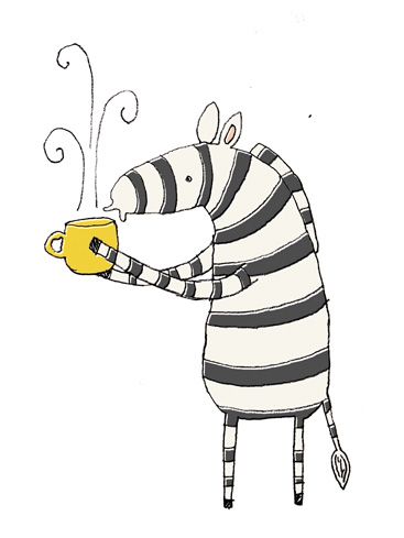 Zebra Illustration, Zebra Art, Art Mignon, Art Et Illustration, Childrens Illustrations, A Drawing, Zebras, 귀여운 동물, Cute Illustration