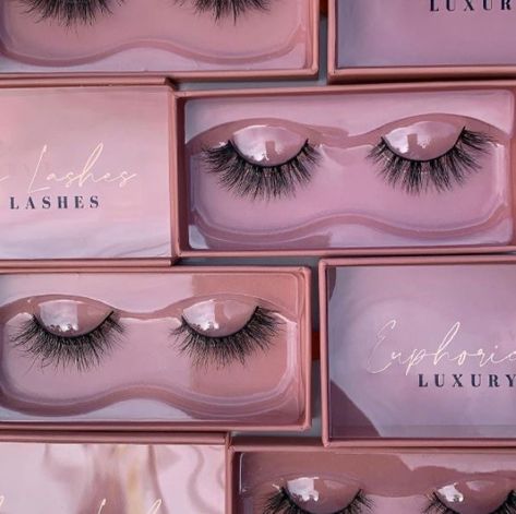 Luxury Lash Packaging, Eyelash Box Packaging Ideas, Lash Box Packaging Ideas, Eyelash Branding, Lashes Packaging Ideas, Eyelashes Photography, Velvet Lashes, Lashes Russian, Lash Brand