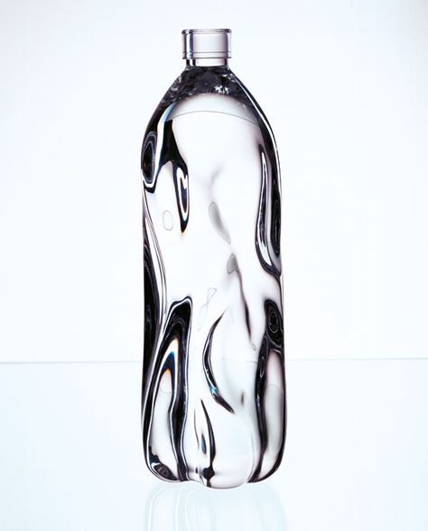 Ross Lovegrove, Water Packaging, Bottle Design Packaging, Water Bottle Design, Product Development, Packaging Ideas, Bottle Packaging, Blow Molding, Organic Design