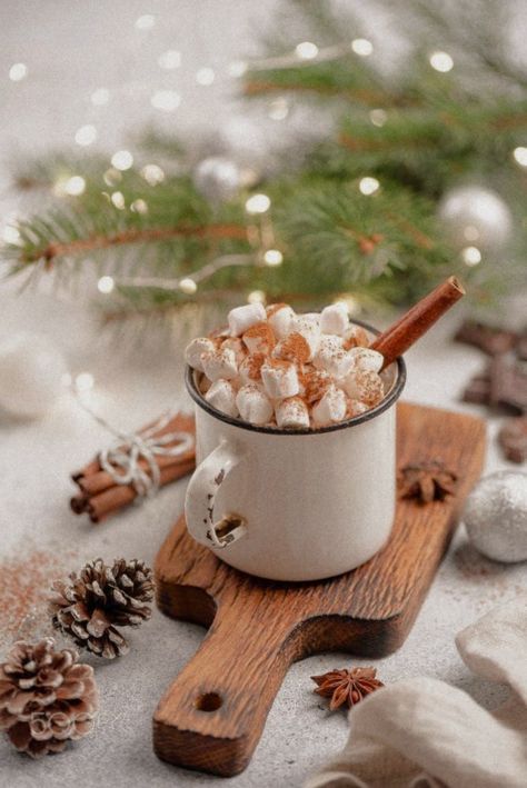 Christmas Food Photography, Flatlay Photography, Christmas Hot Chocolate, Chocolate Caliente, In A Mug, Hot Chocolate Recipes, Christmas Photography, Cozy Christmas, Coffee Recipes