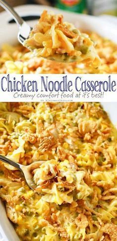 Amazing Chicken Recipes, Easy Family Dinner Ideas, Resep Makanan Beku, Easy Family Dinner, Chicken Noodle Casserole, Amazing Chicken, Taco Shells, Diner Recept, Taco Casserole