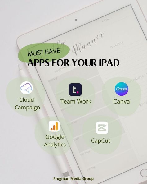 Top 5 Must-Have Apps for Productivity and Creativity 🐸✨ Apps For Productivity, Team Work, Google Analytics, Daily Tasks, Favorite Apps, Social Media Channels, First Video, Business Tools, Teamwork