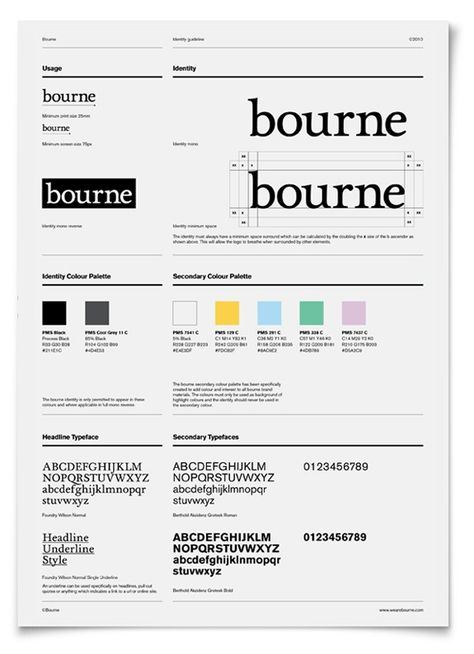 Brand Identity Design Proposal, Playbook Design, Bourne Identity, 블로그 디자인, Logo Guidelines, Identity Guidelines, Alphabet Logo, Minimalist Brand, Visuell Identitet