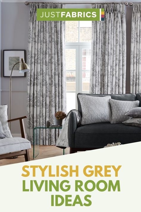 A grey living room is a wonderful choice for updating your home with a contemporary living room look. Relaxing and peaceful, a grey colour scheme can be done by updating your upholstery, curtains and blinds or cushions. If you are wanting to update your living room designs, why not choose this timeless, gorgeous colour scheme? Living Room Curtains Ideas Color Schemes, Room Curtains Ideas, Living Room Curtains Ideas, Grey Colour Scheme, Living Room Floor Tiles, Room Floor Tiles, Curtains Ideas, Living Room Curtains, Living Room Floor