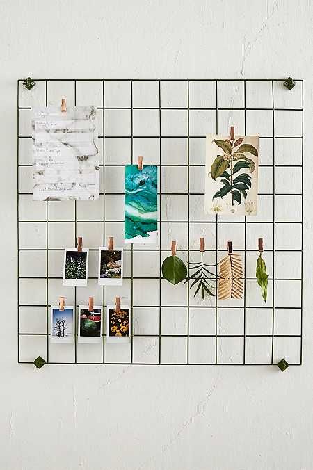 Wall Grid Aesthetic, Desk Grid, Wall Grid, Dekorasi Kamar Tidur, Study Room Decor, Wall Desk, Cute Room Decor, Room Ideas Bedroom, Room Decor Bedroom