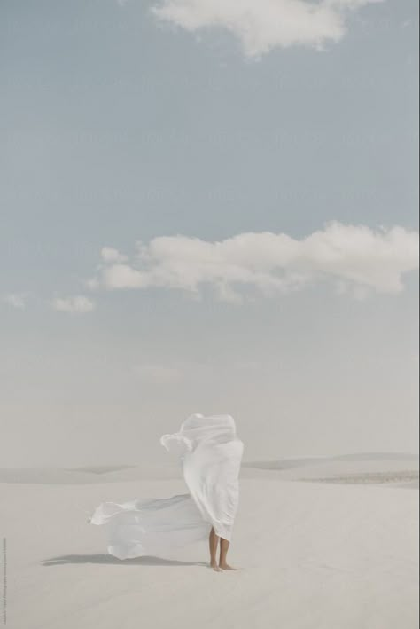 Human Standing, Blowing In The Wind, Never The Same, Peace Be Upon Him, White Cloth, 인물 사진, Photography Inspo, Creative Photography, Fine Art Photography