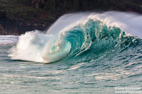 Click on the photo to buy a print of this starting at only $30! A large hollow wave breaking at Waimea Shorebreak in Waimea Bay on the North Shore of O'ahu Ocean Wave Photography, Wave Pictures Ocean, High Waves Ocean, Hawaii Waves, Huge Ocean Waves, Ocean Waves Photography, Waimea Bay, Ocean Waves Painting, Big Wave Surfing