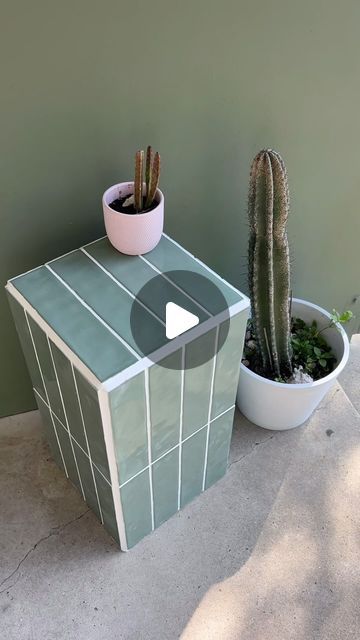 Tyson Schefe on Instagram: "Jade green tile table 💚🤌🏽 

Message for any enquires, Can do custom sizes to suit your space 🙌🏽" Tile Cube Table, Green Tile Table, Tile Table, Green Tile, Jade Green, Custom Sizing, Jade, Tile, Canning