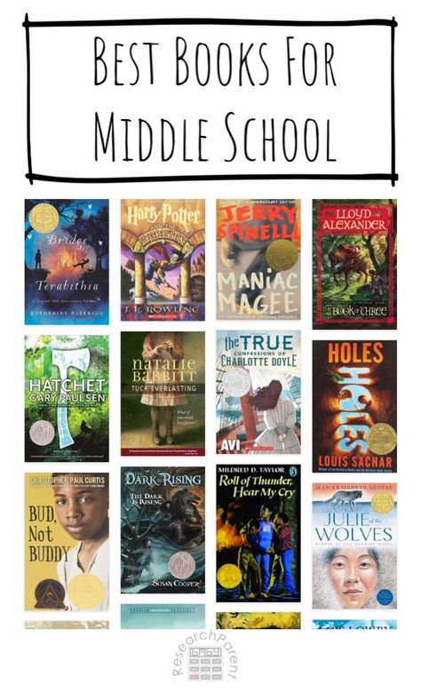 A selection of the best books for 7th and 8th grade compiled by cross-referencing multiple authoritative sources. Great books for 12, 13, and 14 year olds.  via @researchparent Good Books For 12-14, 8th Grade Reading List, Middle School Reading List, Books For Middle School, Middle School Novel Studies, Abeka Homeschool, Reading Party, 7th Grade Reading, 8th Grade Reading