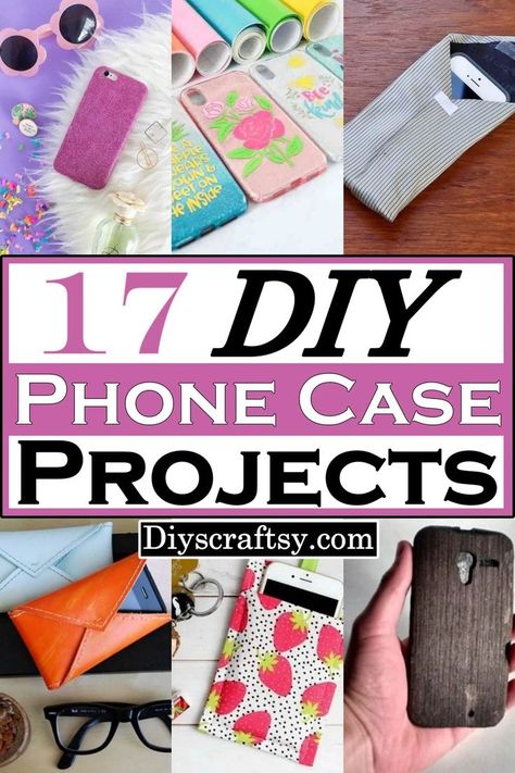 17 DIY Phone Case Ideas For Everyone Diy Cake Pop Stand, Cell Phone Holder Diy, Diy Crafts Phone Cases, Catio Ideas, Cell Phone Cases Diy, Make A Phone Case, Old Cell Phones, Iphone Diy, Phone Template