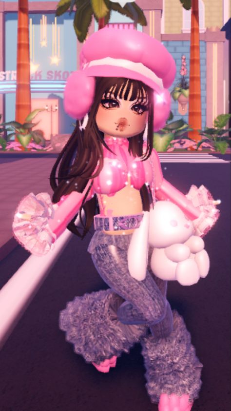 Royal High Y2k Hair Combos, Preppy Outfit Royale High, Preppy Outfits Royale High, Royal High Y2k Outfits Ideas, Royale High Outfit Inspo Y2k, Scene Outfit Royale High, Mcbling Royale High, Female Royale High Outfits, Royale High Fits Y2k