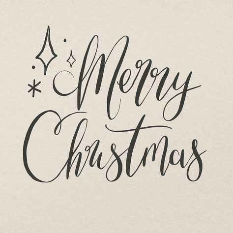 Minimal Merry Christmas typography sticker psd, hand drawn ink lettering | free image by rawpixel.com / Aum Merry Christmas Calligraphy Fonts, 2023 Typography, Holiday Calligraphy, Merry Christmas Font, Typography Sticker, Merry Christmas Typography, Merry Christmas Calligraphy, Pretty Handwriting, Christmas Calligraphy