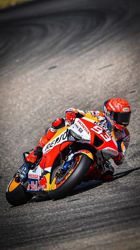 Marc Marquez Wallpapers, Bikers Wallpaper, Mark Marquez, Superbike Racing, Ktm Supermoto, Motogp Valentino Rossi, Repsol Honda, Stylish Bike, Astronomy Poster