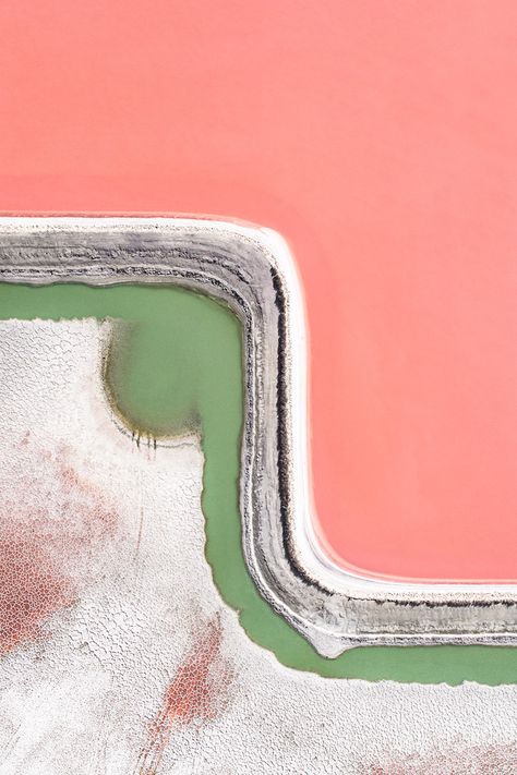 The Abstract Beauty of Salt Ponds Seen from the Air Tom Hegen, Salt Ponds, Salt Marsh, Bird's Eye View, Foto Art, Aerial Photo, Abstract Photography, Photography Projects, Drone Photography