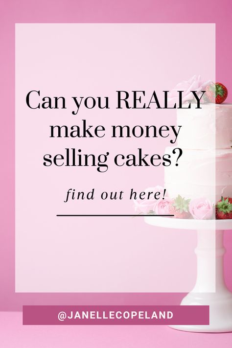 Have you ever thought about starting a cake business from home but don’t know if you can ACTUALLY make money selling cakes? 🤔 Well, I’m here to tell you CAN! Take it from someone who spent over a decade building their bakery from nothing into a multi-million dollar biz! Read how you can start making money selling cakes in my new blog now! #cakes #selling #bakery #cakeartist Starting A Cake Business From Home, Passion For Baking, What's Your Number, Online Cake Delivery, Business From Home, Monthly Expenses, Baking Business, Business Expense, Business Courses