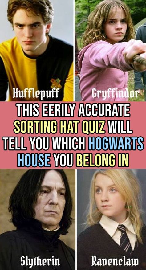 Hermione Granger Kids, Sorting Hat Quiz, Harry Potter Character Quiz, House Quiz, Which Hogwarts House, Harry Potter Quiz, Quizzes For Fun, Harry Potter Houses, Cedric Diggory