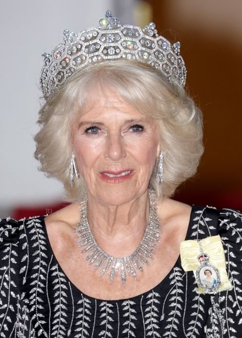 Camilla And Charles, State Banquet, Royal Diamond, Edinburgh Wedding, Camilla Duchess Of Cornwall, Queen Alexandra, Clarence House, Queen Camilla, Queen Consort