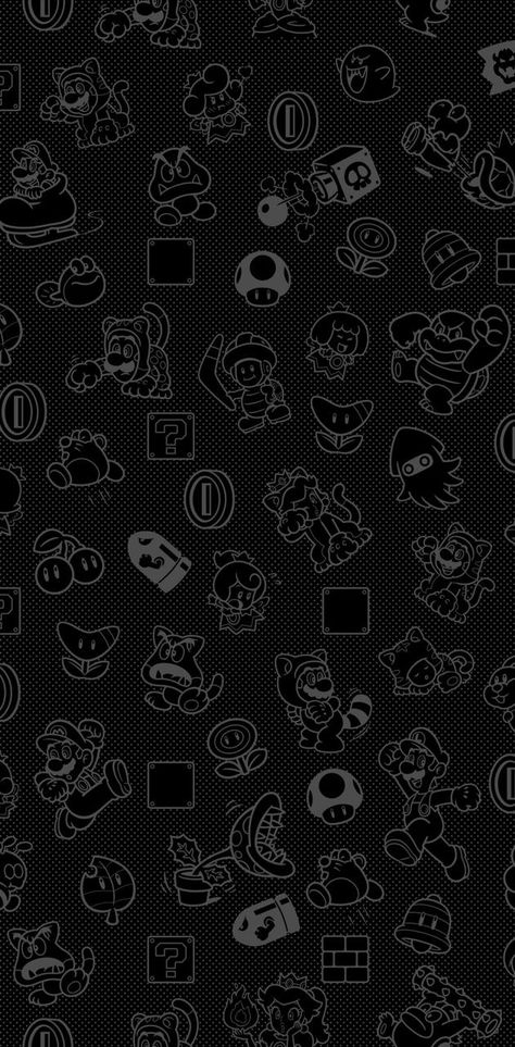 Cool Mario Wallpaper, Black Mario Wallpaper, Retro Game Wallpaper Iphone, Mario Iphone Wallpaper, Super Mario Aesthetic Wallpaper, Super Mario Iphone Wallpaper, Mario Phone Wallpaper, Wallpaper Iphone Mario, Super Mario Bros Wallpaper Iphone