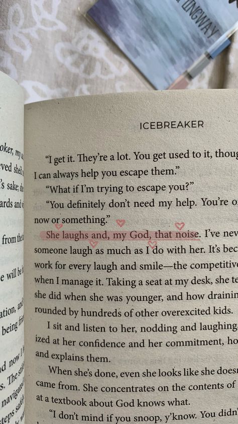 Icebreaker Aesthetic Quotes, Ice Breaker Quotes Book, Icebreaker Book Qoutes, Book Poems Aesthetic, Icebreaker Book Quotes, Icebreaker Aesthetic Book, Icebreaker Annotations, Icebreaker Quotes, Ice Breaker Book