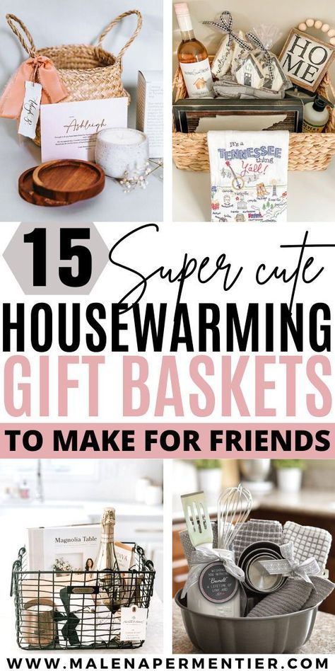 Housewarming Gift Basket Ideas, Housewarming Gift Ideas First Home, Welcome Home Basket, Kitchen Gift Baskets, Apartment Warming Gifts, First Apartment Gift, Housewarming Gift Basket, Homemade Gift Baskets, Housewarming Gift Baskets