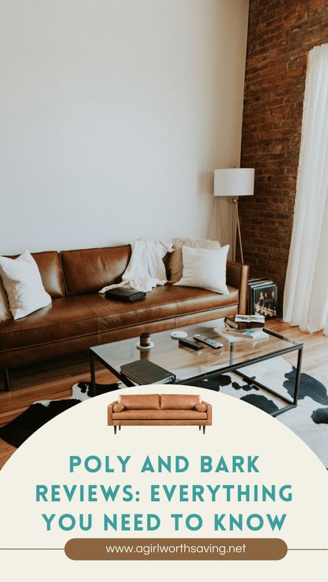 Do you want to change your house's style and are confused about where to get your furniture? Read this article for detailed Poly and Bark reviews. Poly And Bark, Poly & Bark, Sofa Review, Leather Couch, Furniture Companies, Scandinavian Style, Leather Sofa, Seat Cushions, Need To Know