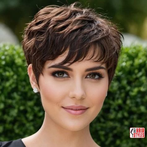 Choppy Pixie Cut | 20 Chic Short Hairstyles For Thick Wavy HairThis article explores 20 chic short hairstyles designed to enhance the natural beauty of thick wavy hair, ranging from classic pixie cuts and textured bobs to edgy asymmetrical crops and trendy undercuts. Thick and wavy hair can be a blessing, offering a voluminous and textured canvas for various.. Asymmetrical Bob Short Edgy Pixie Haircuts, Soft Pixie Haircut For Thick Hair, Edgy Pixie Cuts Thick Hair, Short Haircut For Thick Wavy Hair, Short Thick Wavy Hair, Thick Hair Pixie Cut, Pixie Cuts For Thick Hair, Hairstyles For Thick Wavy Hair, Wavy Pixie Haircut