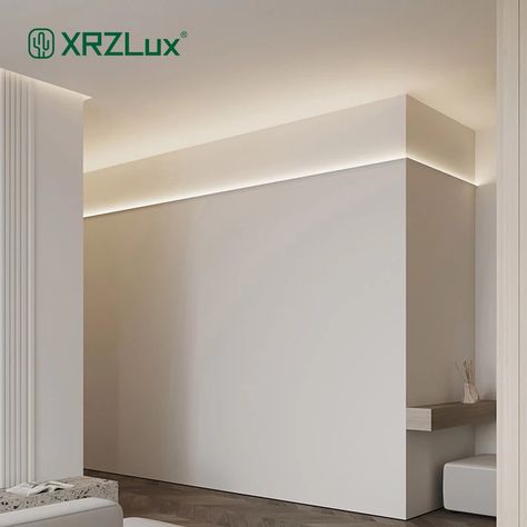 Profile Light Wall Design, Wall Molding Design, Wall Wash Lighting, Bar Lights, Led Accent Lighting, Bar Ceilings, Shower Lighting, Cove Lighting, Led Bar