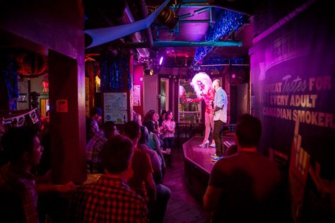 The Best Gay Bars in Toronto Gay Bar Aesthetic, Launch Event Ideas, Blow Bar, One Last Stop, Stonewall Inn, Rainbow Bar, Drag Show, Karaoke Bar, Toronto Photography