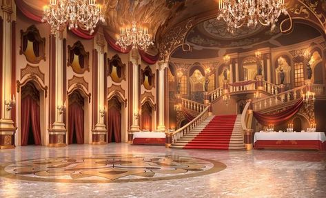 بيوت ملكية, Royal Background, Castle Rooms, Castle Background, Episode Interactive Backgrounds, Episode Backgrounds, Fantasy Rooms, Castle Aesthetic, Castles Interior