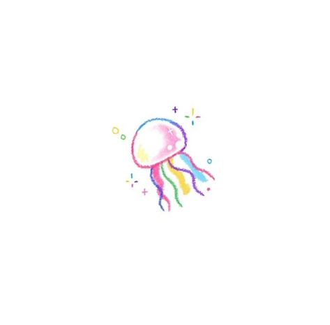 Jellyfish Cute Drawing, Cute Jellyfish Drawing, Ocean Drawings, Jellyfish Doodle, Calendar Doodles, Jellyfish Illustration, Cute Small Drawings, Jellyfish Tattoo, Bond Paper Design