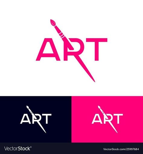 Art Logos Creative, Art Logos Ideas, Art Logo Design Ideas Creative, Art Gallery Logo Design Ideas, Logo Design Artist, Art Logo Ideas Creative, Logo For Painting Artist, Logo Design For Artist, Logo For Art Page