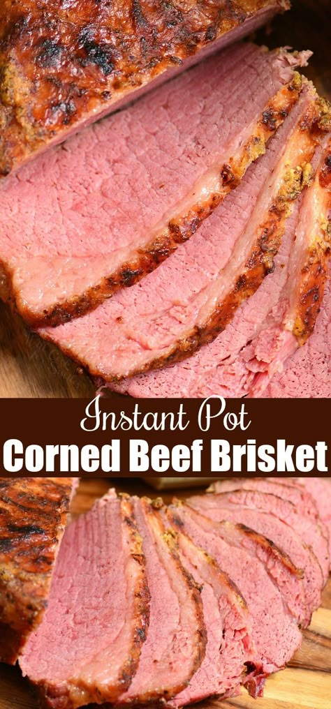 Cooking Corned Beef Brisket, Tender Corned Beef, Instant Pot Corned Beef, Corned Beef Recipe, Cooking Corned Beef, Beef Food Recipes, Beef Brisket Recipes, Corn Beef, Smoked Beef Brisket