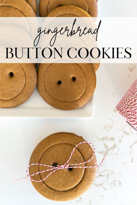 Traditional Gingerbread, Button Cookies, Soft Gingerbread, Soft Cookie Recipe, Icebox Cookies, Cute Christmas Cookies, Holiday Cookie Exchange, Ice Cream Cookie Sandwich, Ginger Bread Cookies Recipe