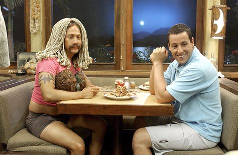 Night Humor, Adam Sandler Movies, Rob Schneider, Funny Couple Costumes, 50 First Dates, Movie Halloween Costume, Blue October, Cute Couple Halloween Costumes, Adam Sandler