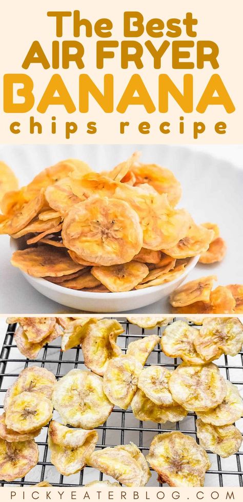 Air Fried Bananas Chips, Dried Banana Chips Oven, Dry Banana Chips, How To Dehydrate Bananas In Air Fryer, Dried Banana Chips Air Fryer, Dehydrated Bananas In Air Fryer, Sweetened Banana Chips, Air Fry Banana Chips, Dyhrated Banana