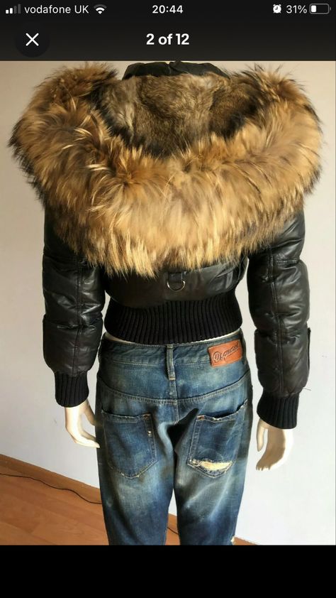 2000s Christmas Outfit, Y2k Fur Coat, 2000s Fashion Winter, 2000s Jacket, Y2k Coat, Fur Hooded Jacket, Ring Jacket, Fur Hood Jacket, 2000s Fashion Outfits