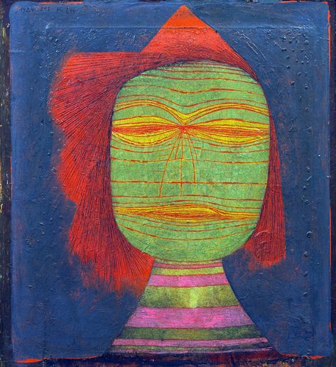 Paul Klee - Actor’s Mask [1924] | Klee’s work forms a major … | Flickr Brett Whitely, Moma Nyc, Paul Klee Art, Expressionist Artists, Paul Klee, Modern Artists, Wassily Kandinsky, Vintage Artwork, Museum Of Modern Art