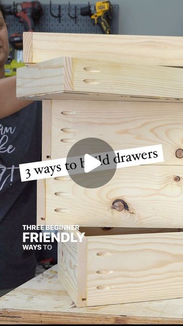 5,100 likes, 49 comments - anikasdiylife on November 5, 2022: "Building drawers doesn’t need to be intimidating. Here are three simple beginner-friendly ways ..." Homemade Drawers, Building Drawers, Drawers Diy, Diy Drawers, Drawer Design, Wood Drawers, Drawer Organizers, Woodworking Techniques, Diy Life