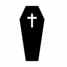 Nice and simple, this coffin is a typical emo style design. Good for a starter tattoo. Flash Tattoo Placement, Traditional Nautical Tattoo, Spring Nails Coffin, Coffin Tattoo, Emo Designs, Dragon Tattoo Drawing, Coffin Design, Beginner Tattoos, Emo Style