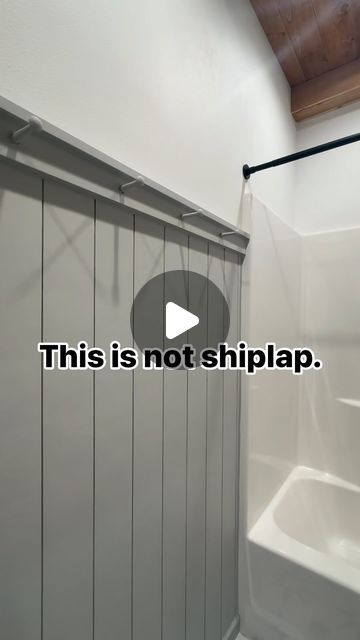 Diy Wainscoting Bathroom, Bathroom Wainscoting Ideas, Paneling Sheets, Shiplap Bathroom Wall, Pallet Bathroom, Shiplap Paneling, Small Bathroom Wallpaper, Tongue And Groove Walls, Wainscoting Bathroom