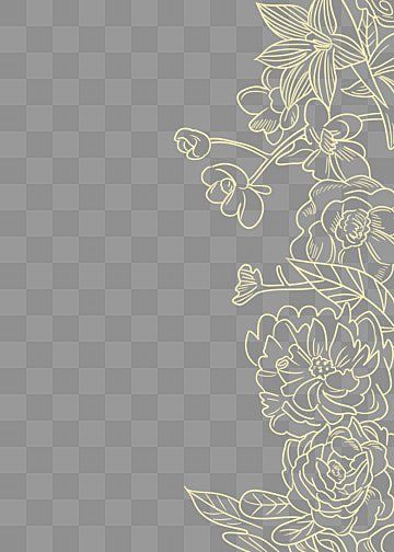 golden,line drawing,flowers,flower clipart,border clipart,flowers clipart,golden clipart,gold clipart,flower clipart outline Line Drawing Flowers, Flower Border Png, Drawing Borders, Wedding Symbols, Golden Line, Gold Clipart, Golden Texture, Graphics Design Ideas, Flower Outline